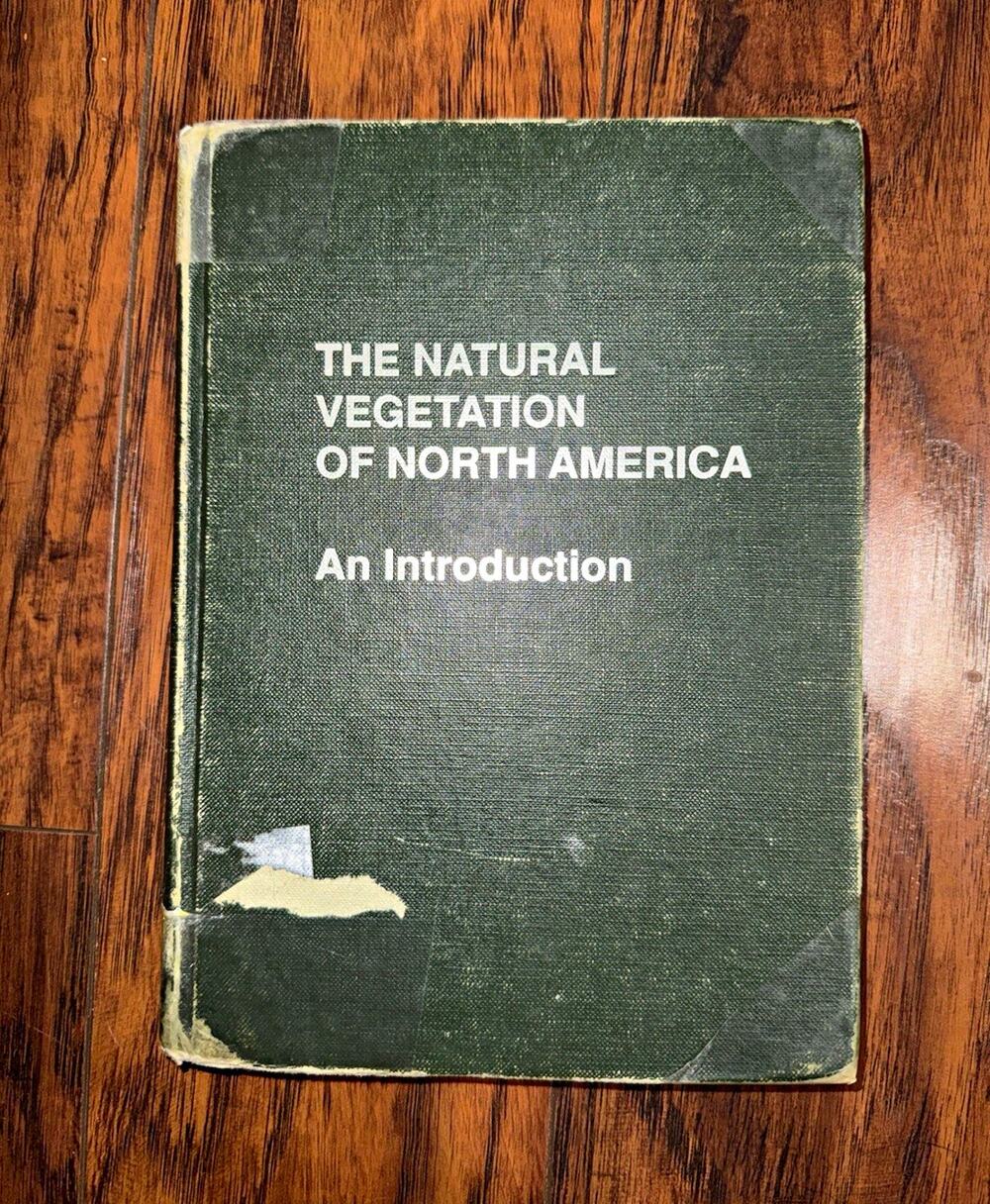 Natural Vegetation Of North America John Vankat 1992 Ecology Botany Hardcover